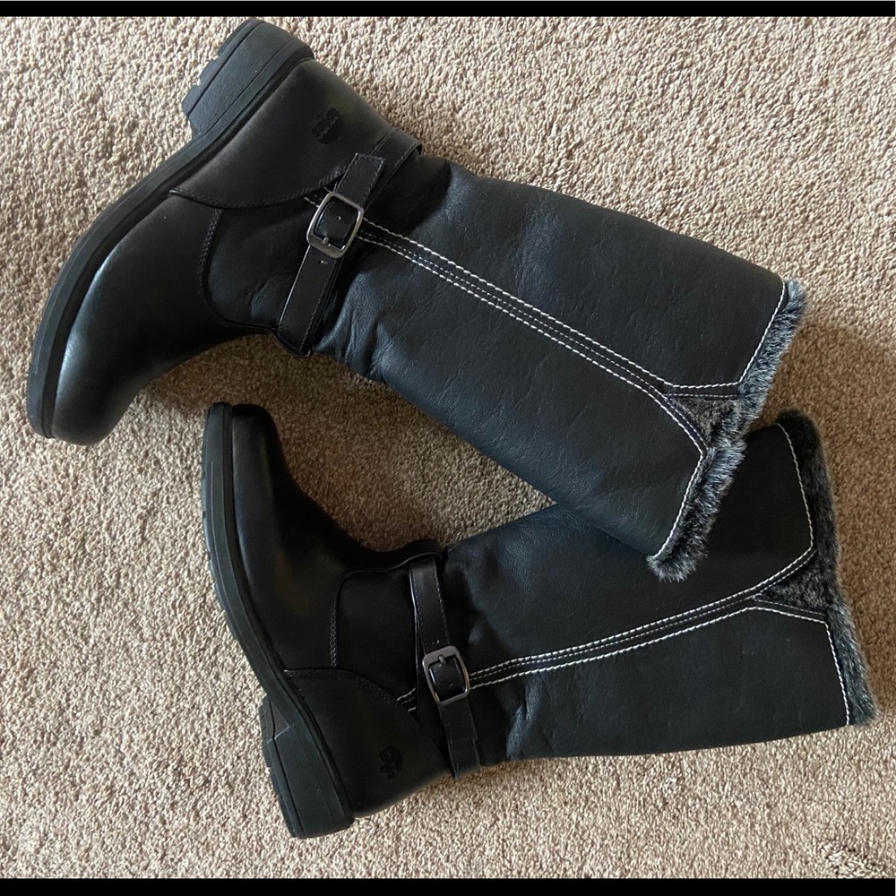 Totes Winter Boots 11W worn once! Cozy & warm!